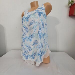 1491 Emotion Moms Floral Blouse  Lined Size Small